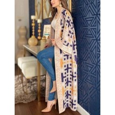 women's ethnic style long cardigan HF0906-02-01